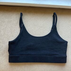 ZYIA Black Relaxation Bralette with Adjustable Straps